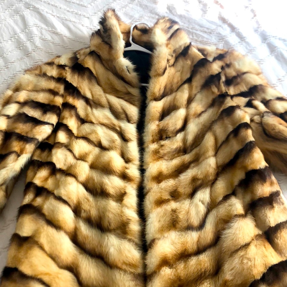 Mink coat jacket very rare custom made❤️